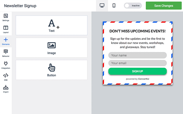 ConvertKit Signup Forms Builder