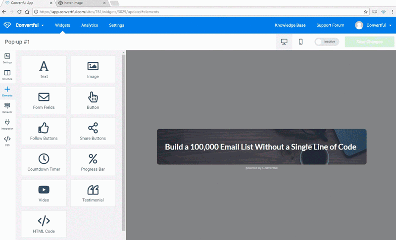 Convertful-custom-html-element