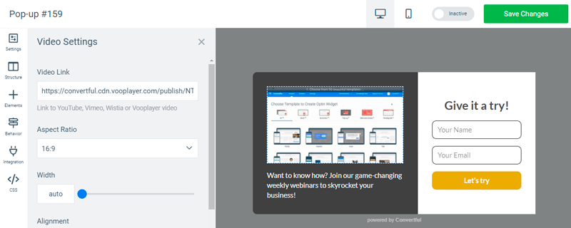 Vooplayer support screenshot