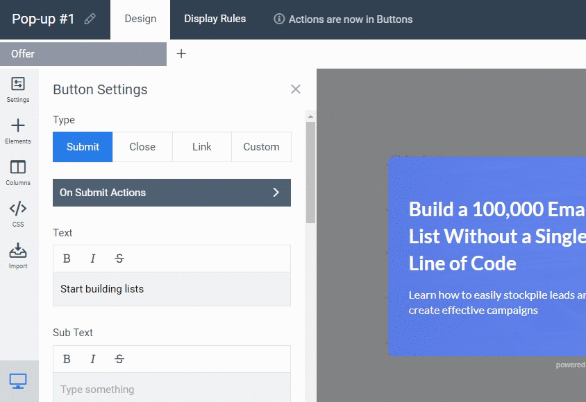 Convertful deeper integrations preview