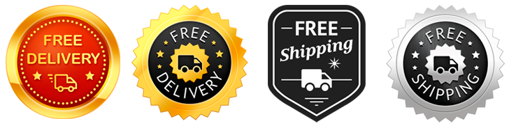 Free delivery badges