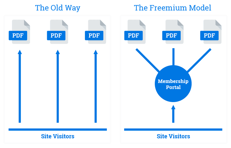 Old Way VS Freemium Model