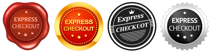 Express checkout badges