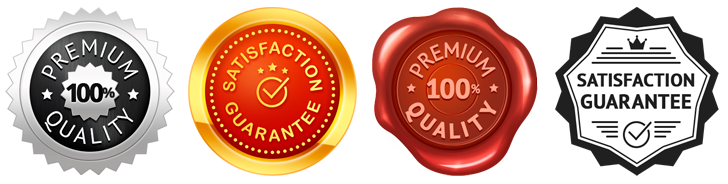 Premium quality badges