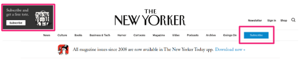 new yorker call-to-action