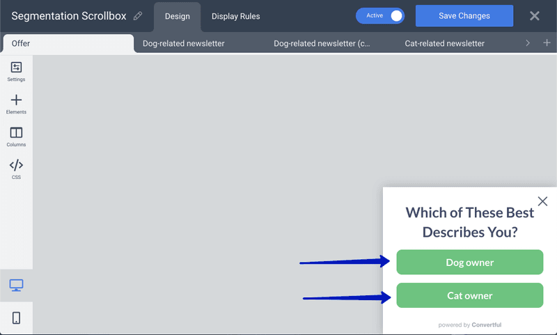 Create Survey Widget