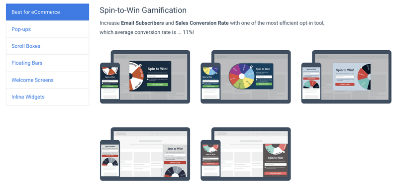 Spin To Win Templates