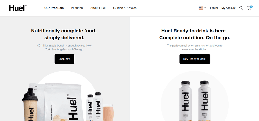 shopify store huel