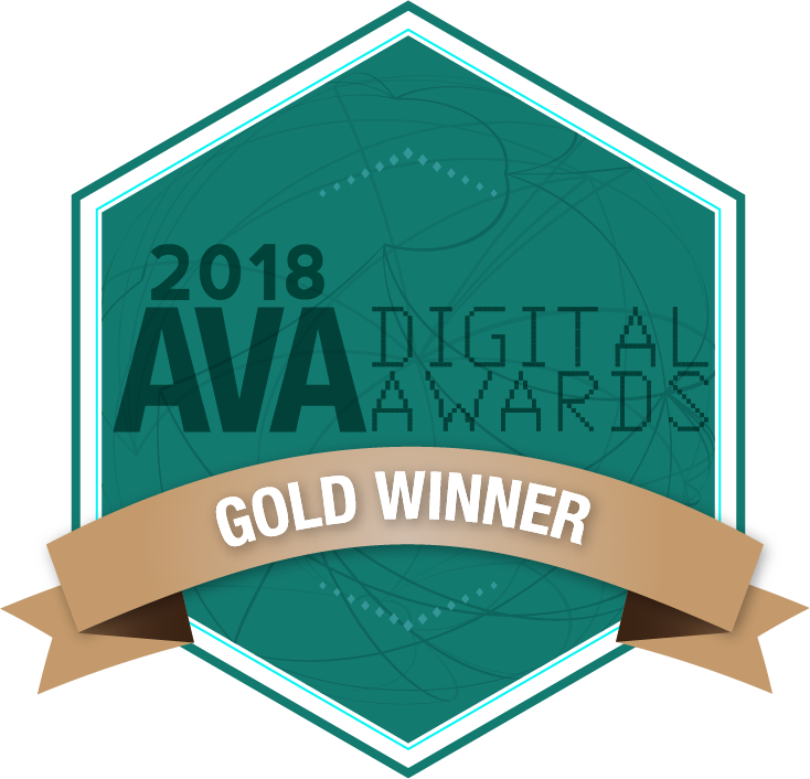 Gold on AVA Digital Awards 2018