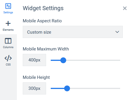 Mobile Settings