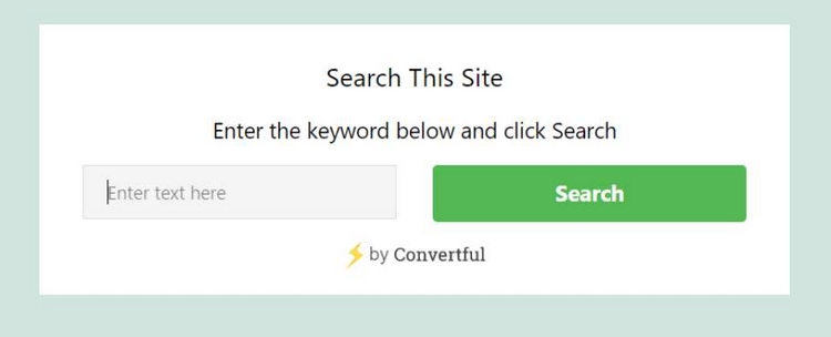 Search Function