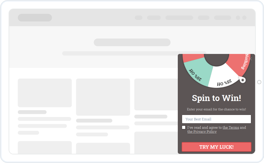 Spin-to-Win Gamification