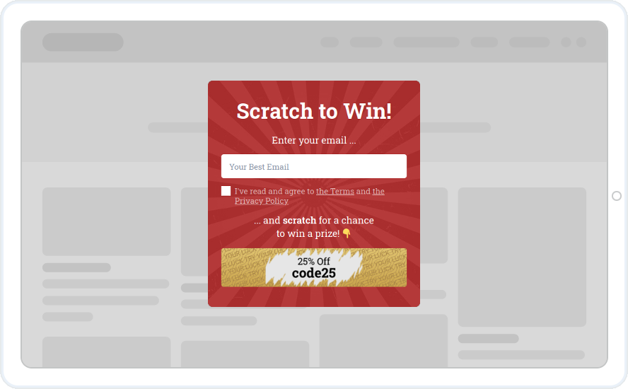 Scratch Card Gamification