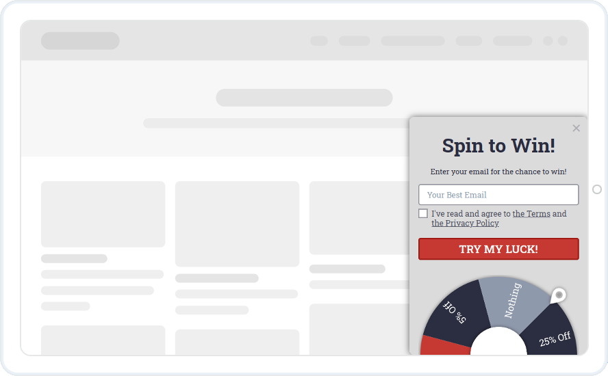 Spin-to-Win Gamification