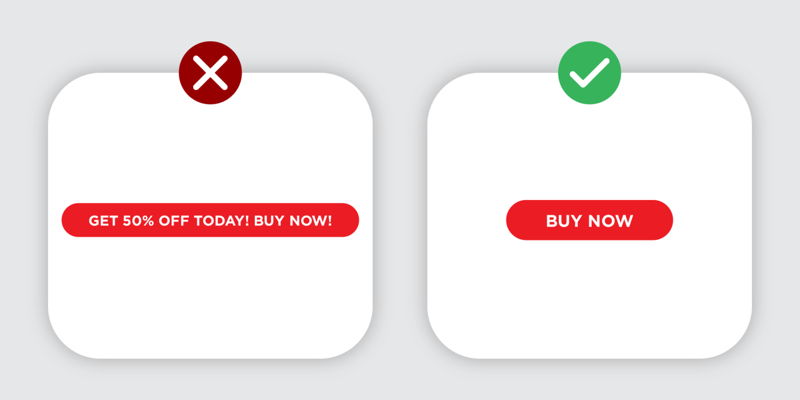 Clarity and Specificity of CTA Buttons